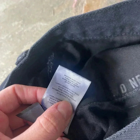 Re/done Black Denim Jeans| Raw Hem| Size 26 - Picture 7 of 10